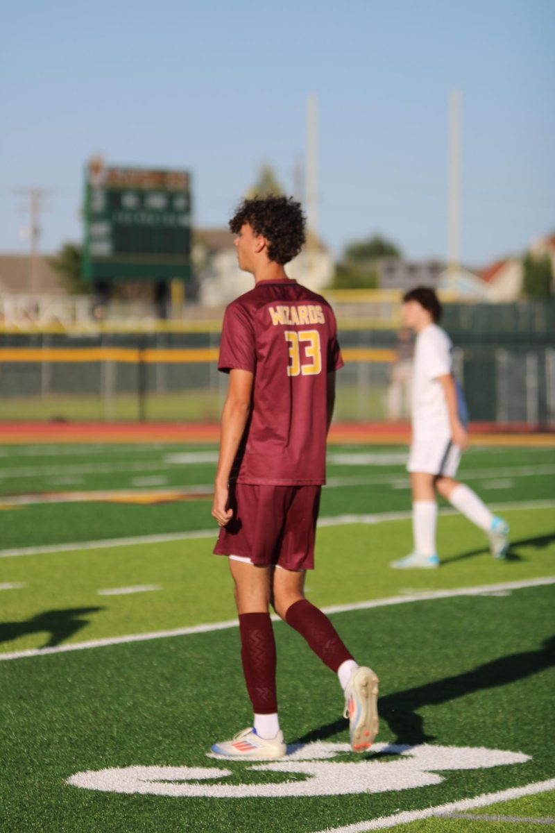 Hannes Jehle (11) plays soccer for the JV team. He's involved in soccer, culinary classes and PE classes as electives and extracurriculars.