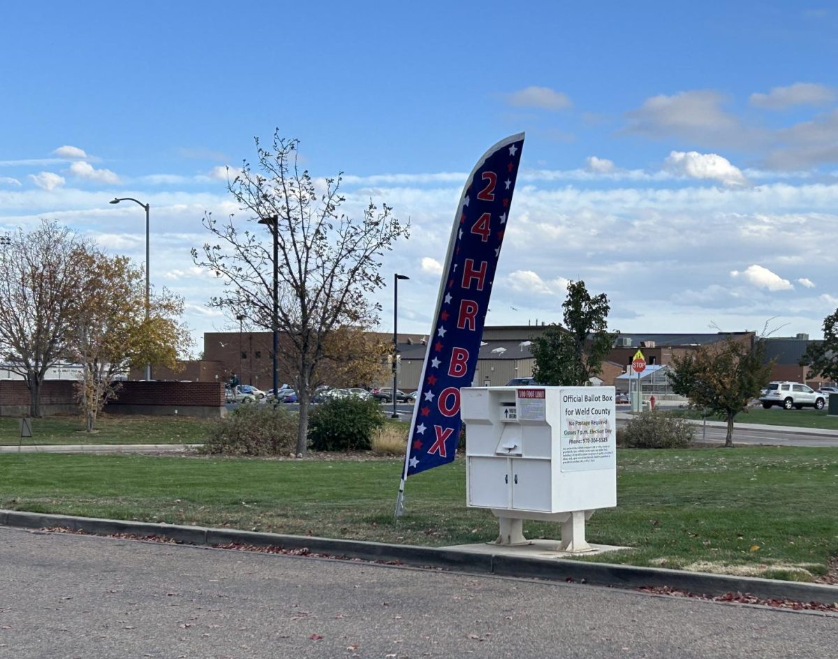 Ballot drop off box at the Windsor Community Recreation Center. In-person ballots are due by Nov. 5.